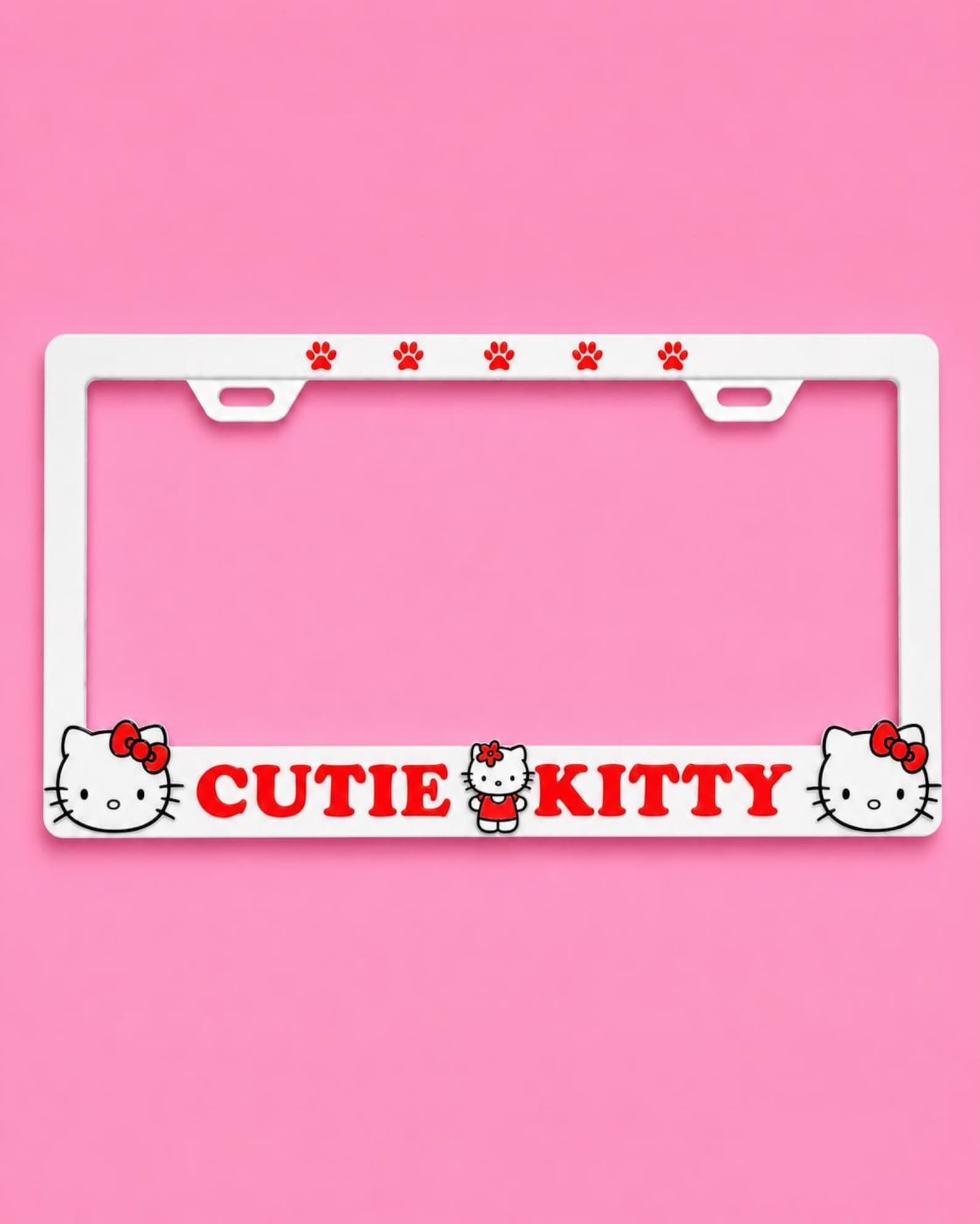 Hello Kitty License Plate Frame handmade license plate frame