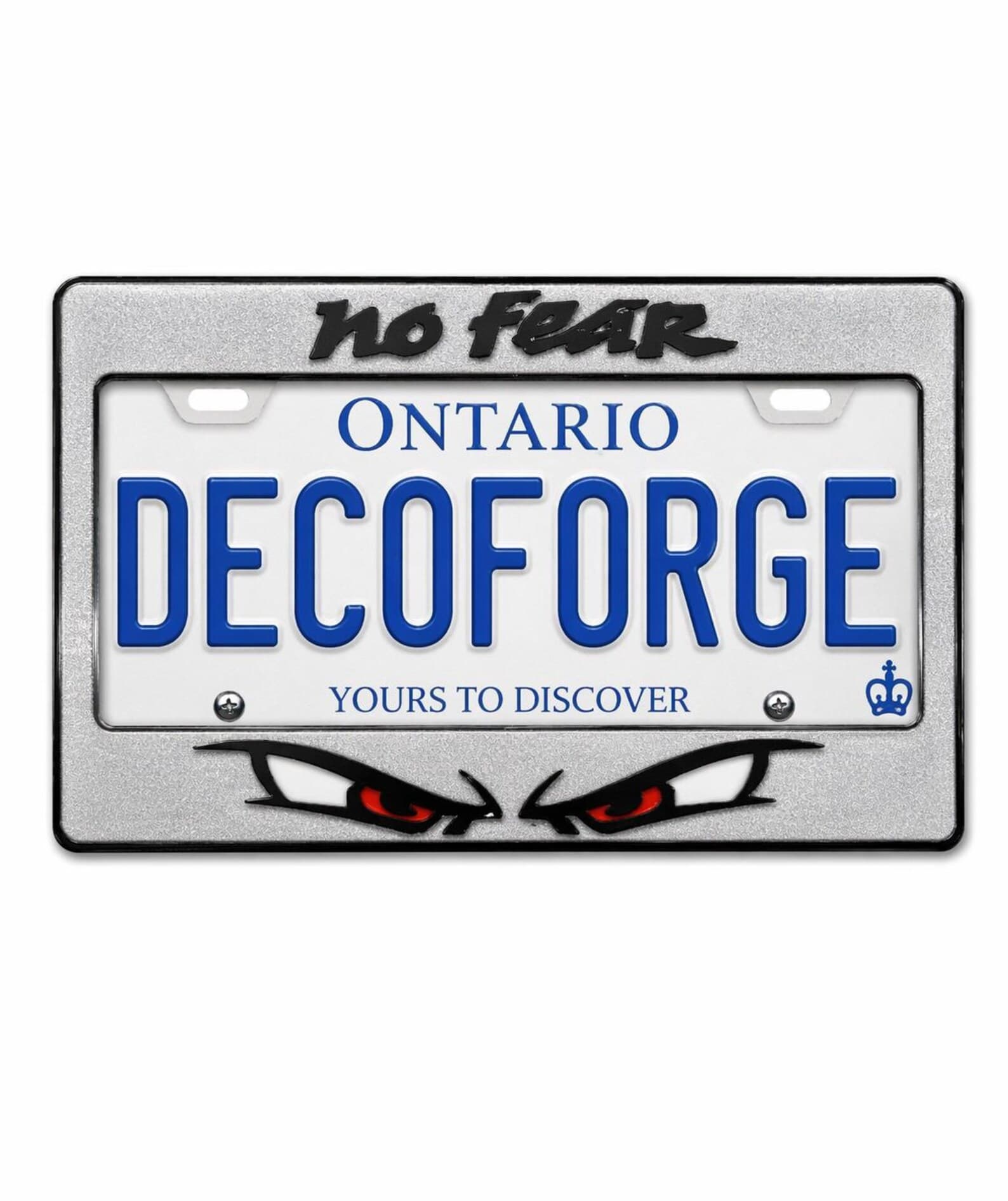 No Fear License Plate Frame handmade license plate frame