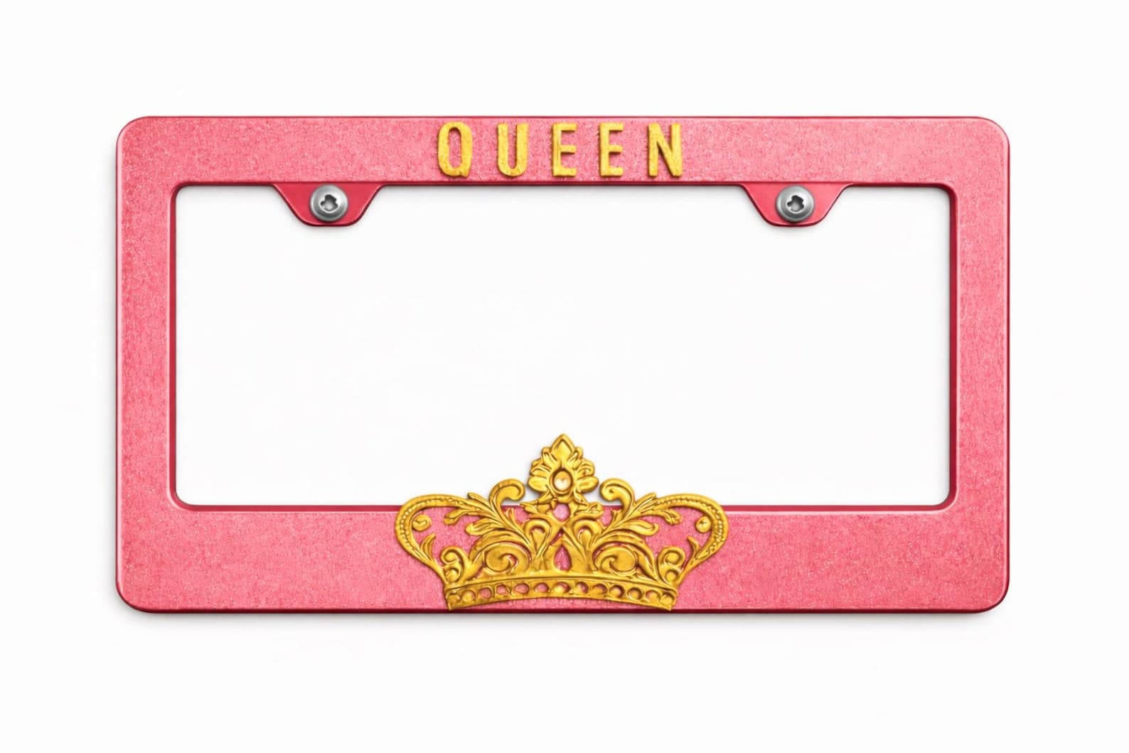 Queen Pink License Plate Frame handmade license plate frame