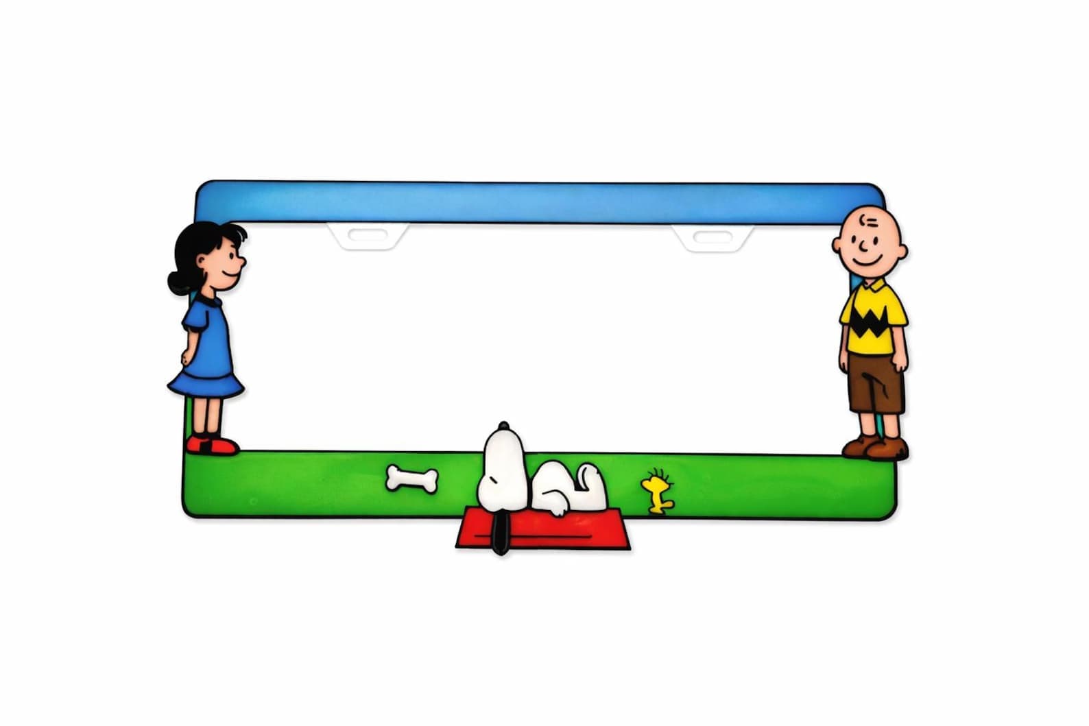 Snoopy License Plate Frame handmade license plate frame
