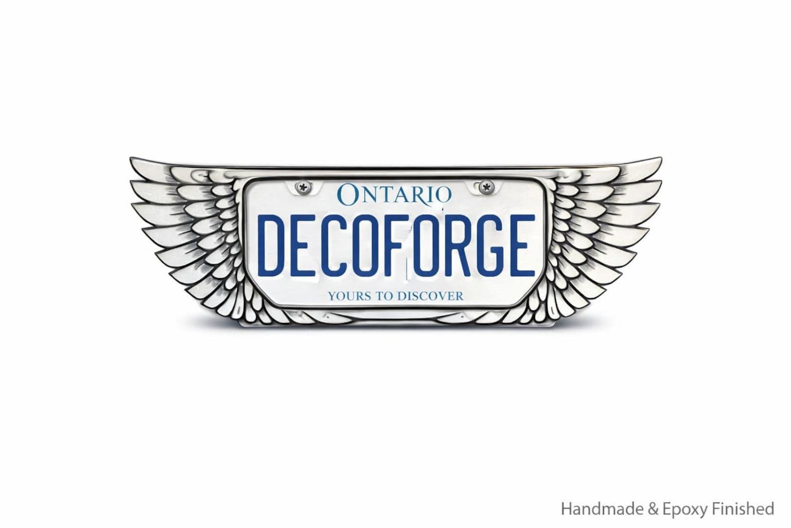 Wing License Plate Frame handmade license plate frame
